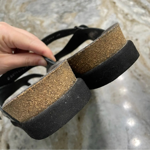 MEPHISTO Silver Helen Leather Comfort Sandals EU 38 - Picture 12 of 14